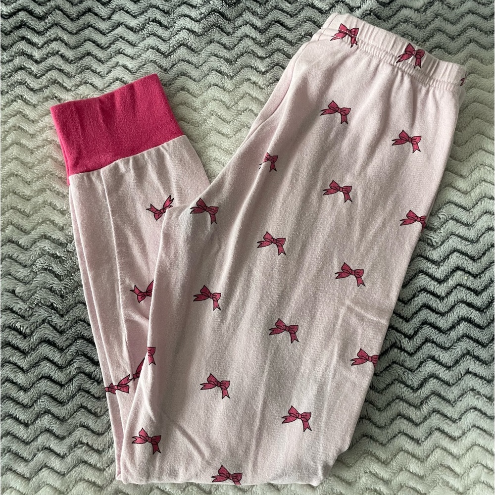 Loved, ELOISE, Girl’s Pink Tights with Bows, Good Condition Size 4Years